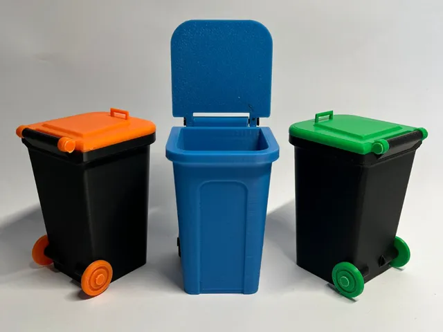 Garbage Bin Trash Can V2 (Wheelie Bin)