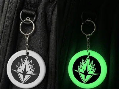 Guardians of the Galaxy Round Keychain 