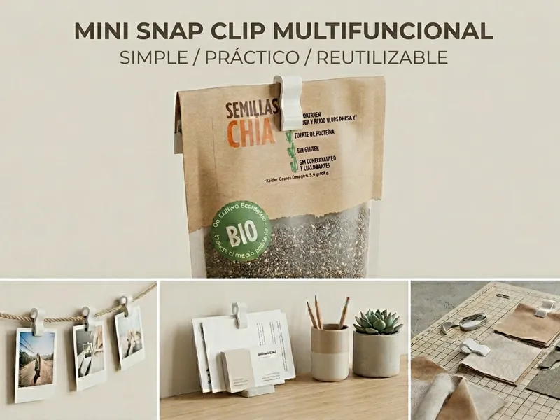 UN CLIP. 4 USOS. | Mini SnapClip 2.0