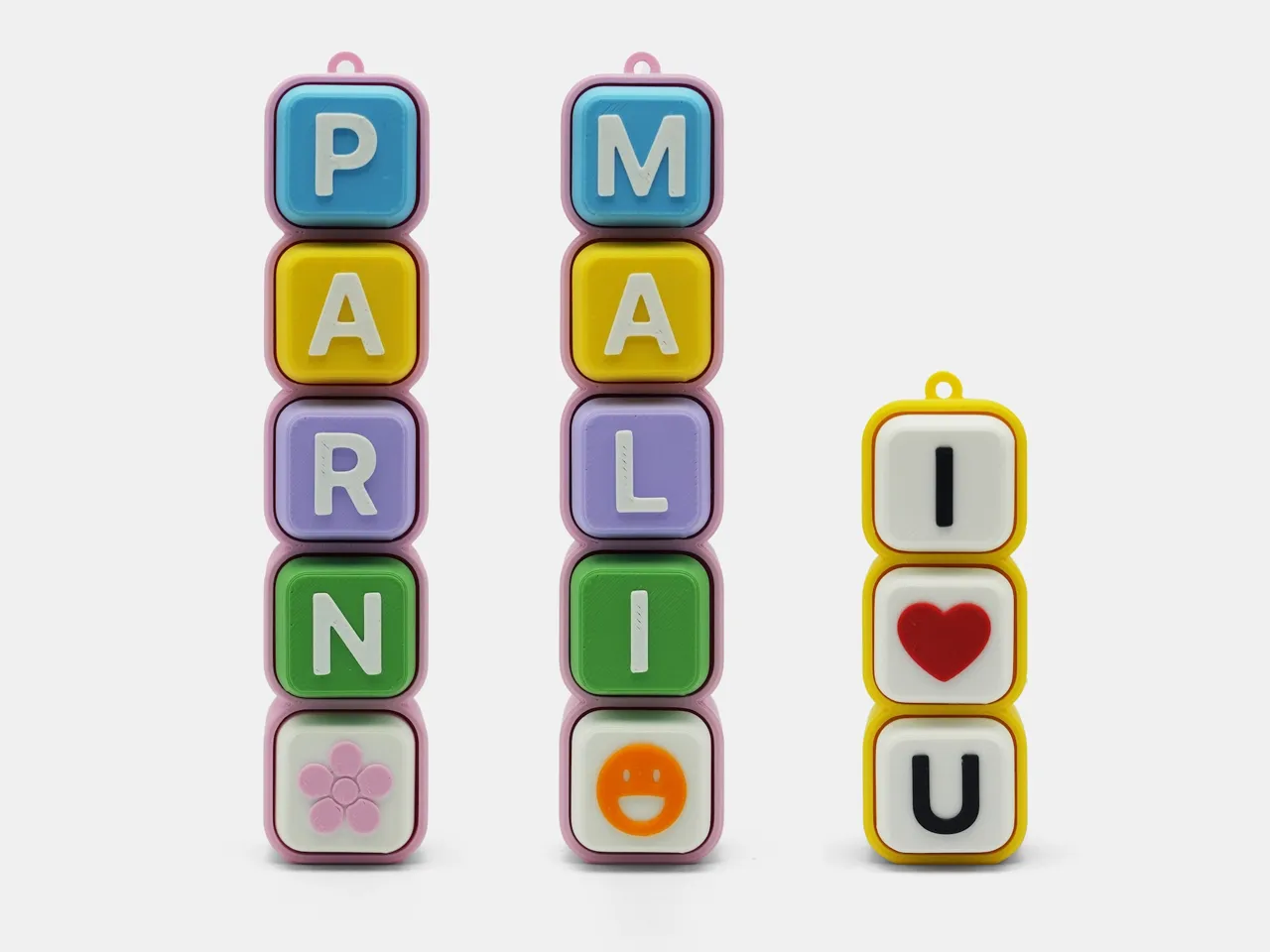 Customizable Name/Word Clicker Keychain view 4