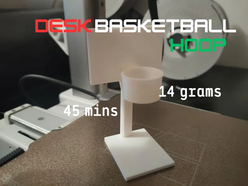 Desk basketball hoop