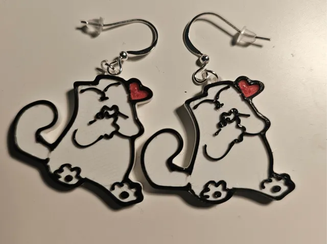Pendientes gato