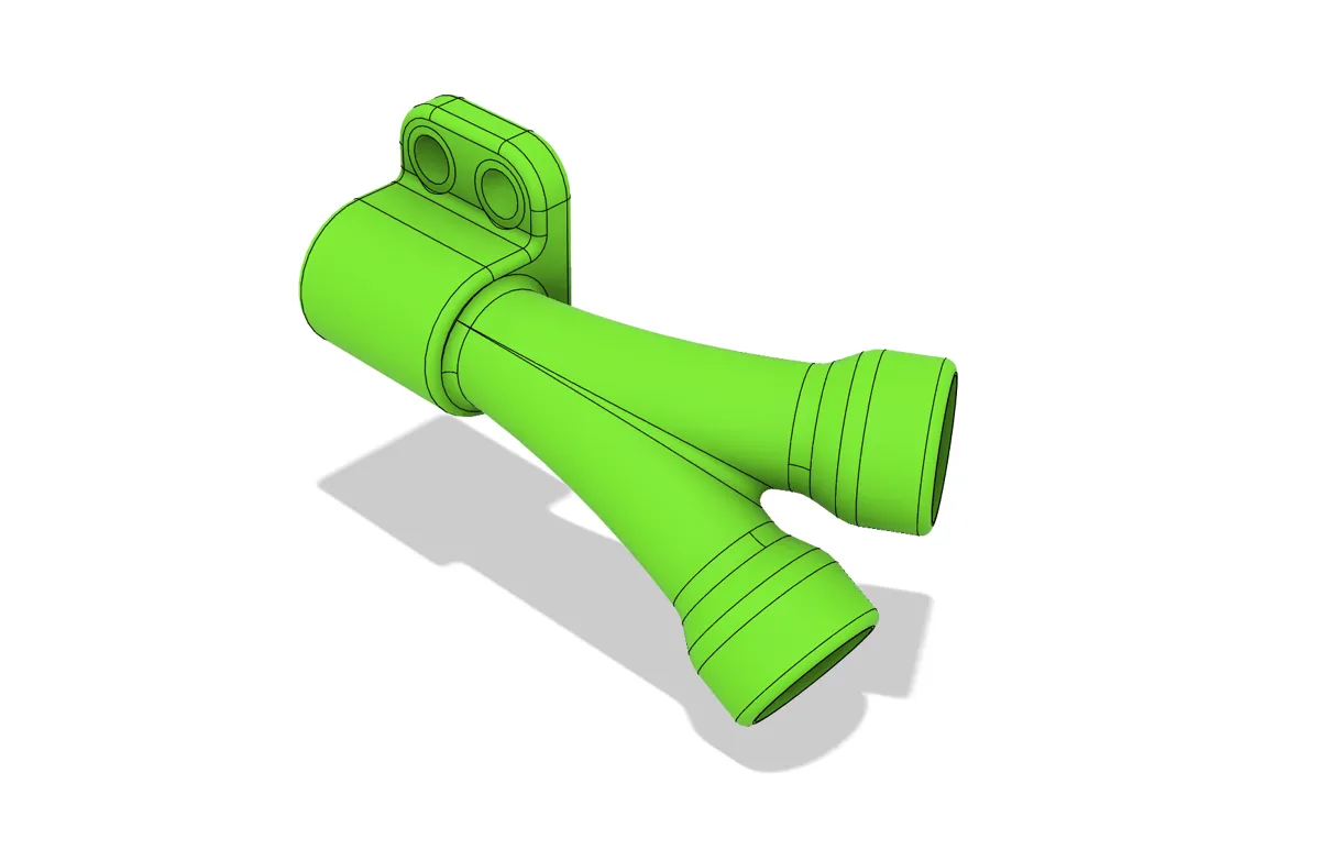 Bambu Lab Y-Splitter for AMS and side mounted - Free 3D Print Model ...