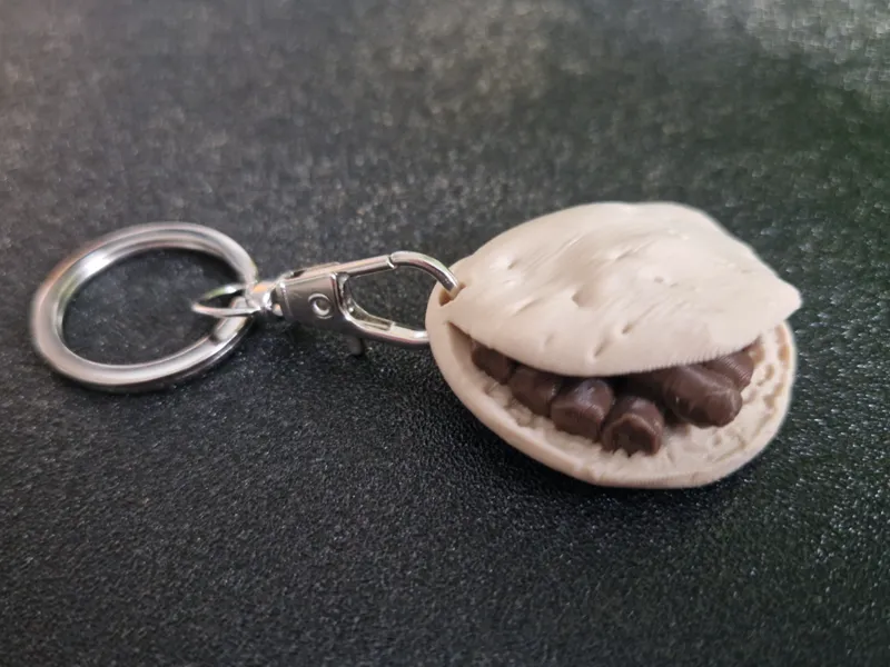 Cevapcici Schlüsselanhänger Fladenbrot / Key Chain