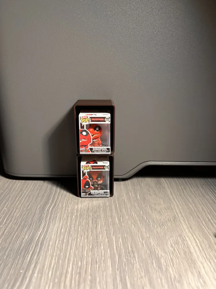 Funko pop holder, Smaller version - Free 3D Print Model - MakerWorld