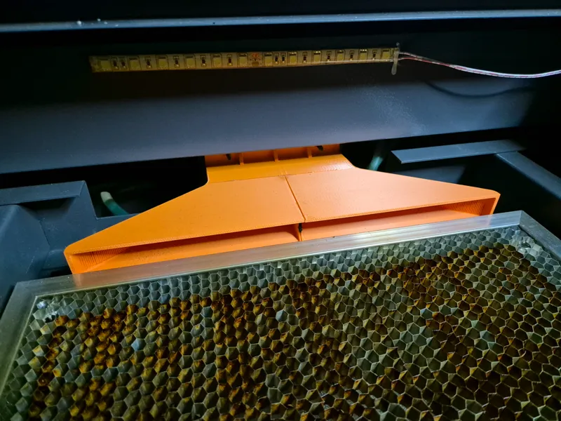 Improved Vent For K40 Laser Cutter