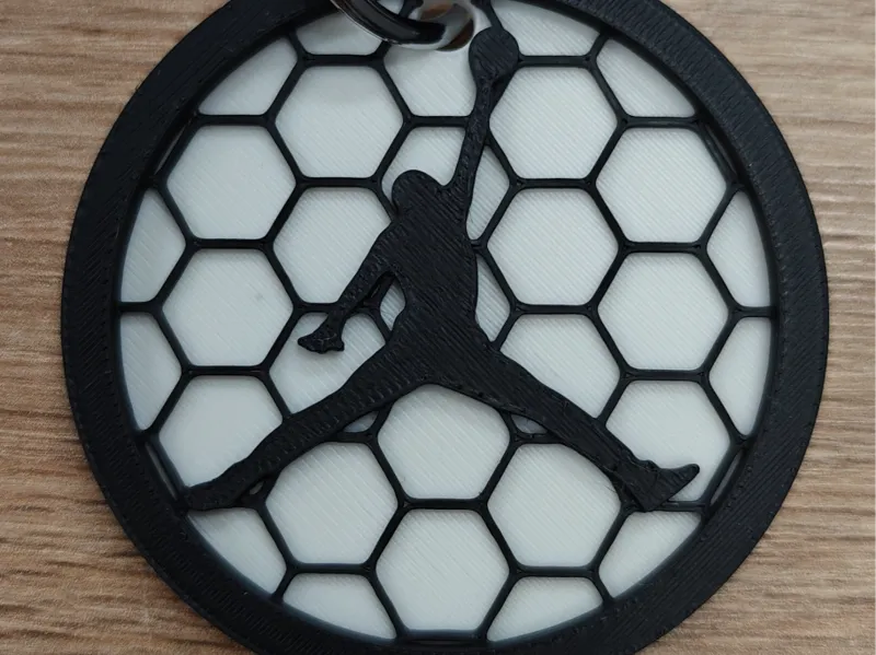 NBA Players Logo Keychain - Michael Jordan
