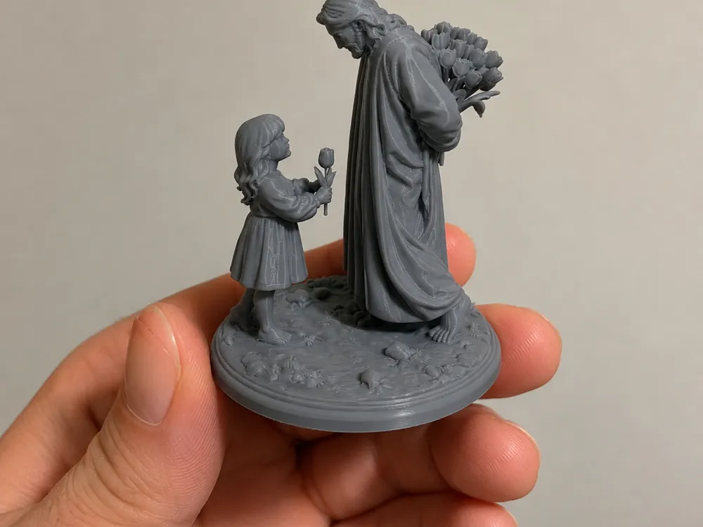 Modelo para impresión 3D: Gift from Jesus Christ 3D Model Art. Referencia del modelo original.