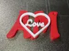 Sample file A M + Heart and keychain hole