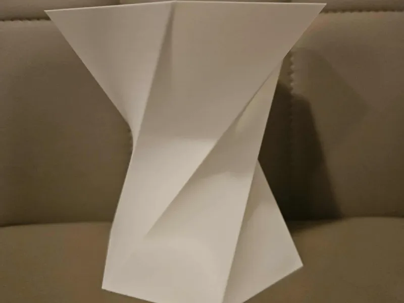 Elegant Spiral Flow Vase