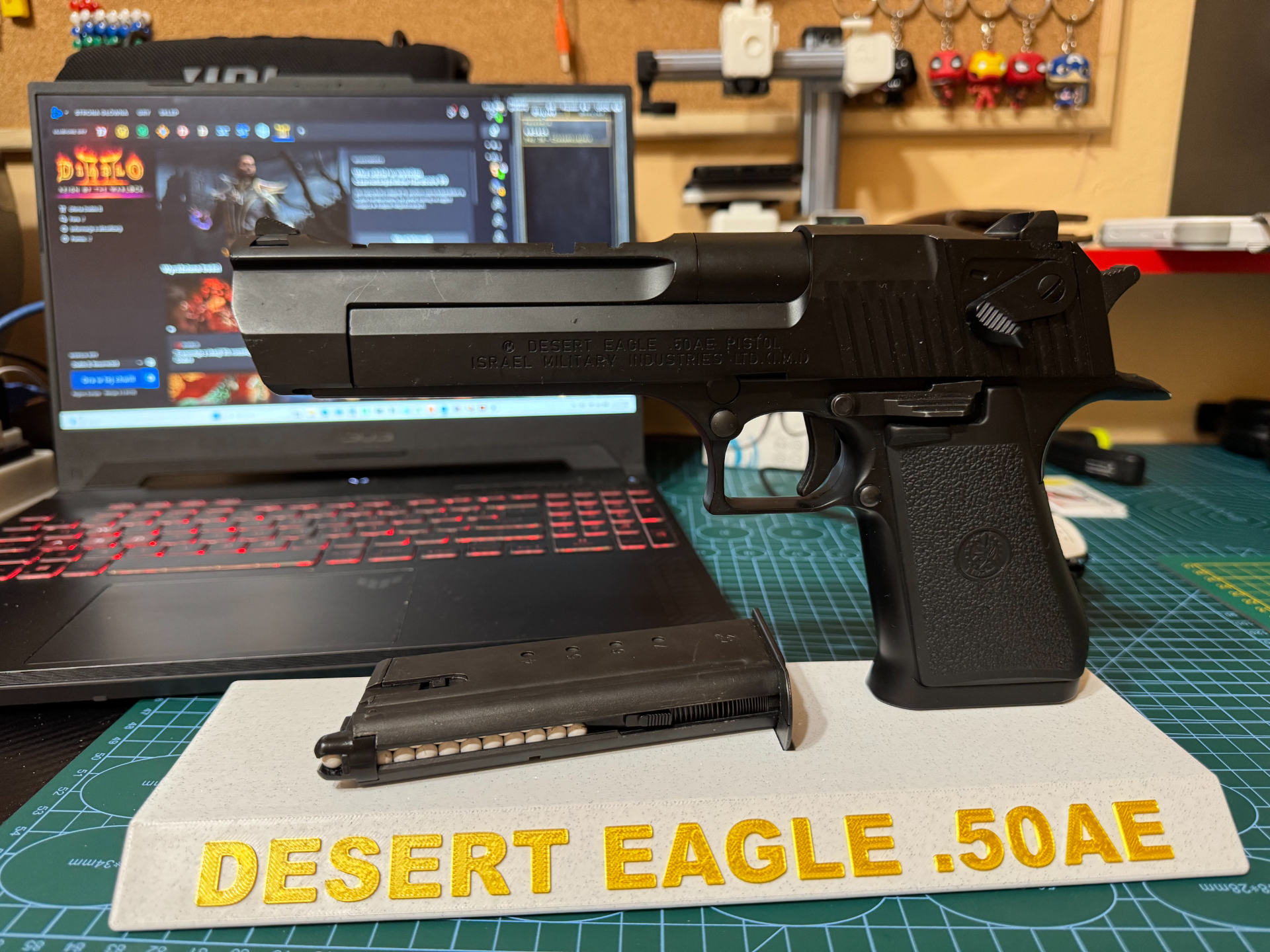 Desert eagle .50AE pistol stand