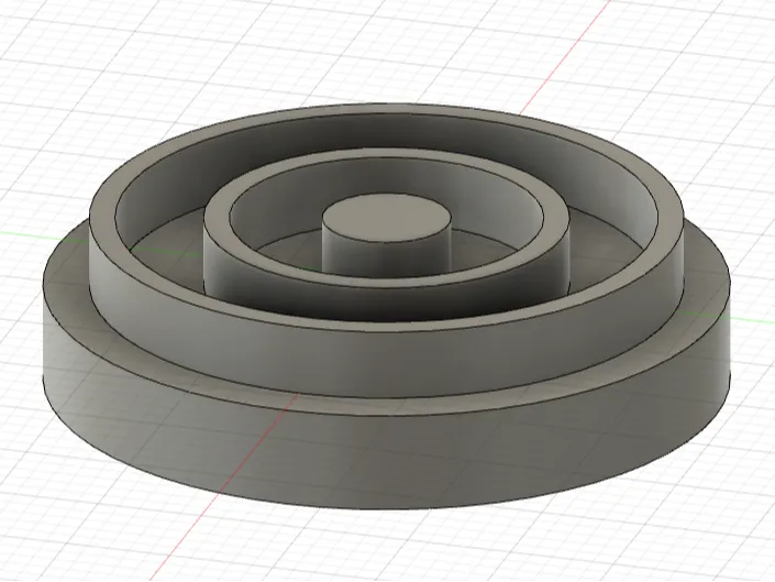 Circular Pattern Checkers Piece