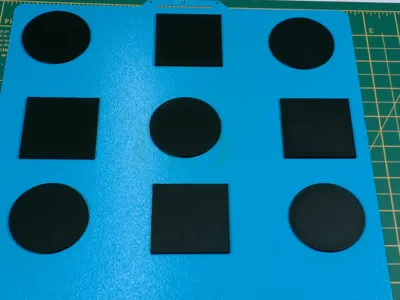 PLA Bed Adhesion Test Shapes