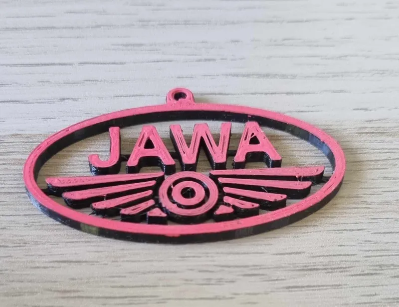 JAWA logo tag