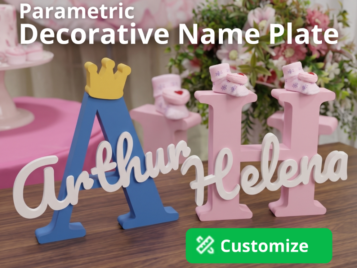 Parametric - Decorative Nameplate - 1