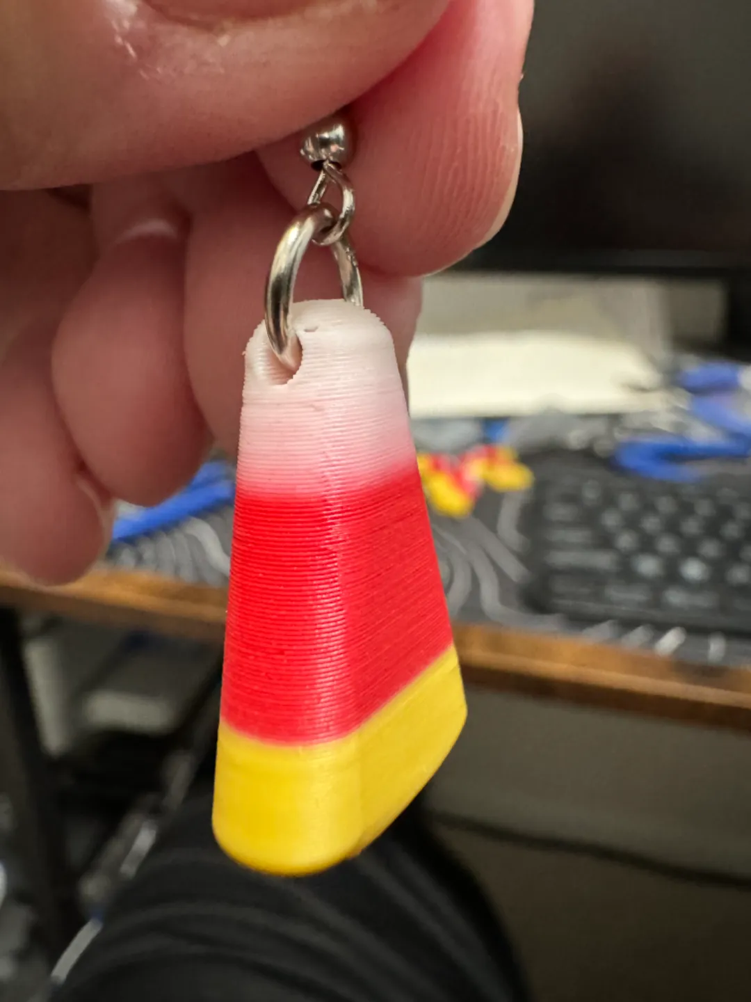Candy Corn Earrings view 2