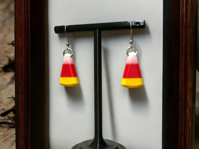 Candy Corn Earrings