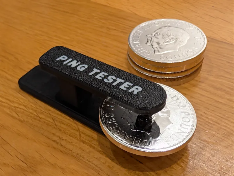 Silver Coin Ping Tester Crown / Dollar etc Bullion