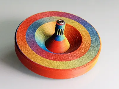 Ultra Long-Spinning Top with Starter - 8 Minutes +