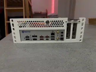 Mini ITX Case for 10 inch rack, with PSU & SFF GPU