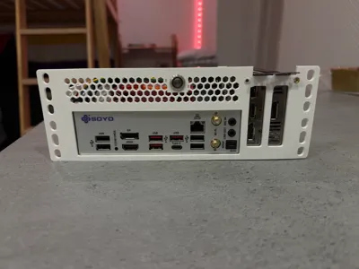Mini ITX Case for 10 inch rack, with PSU & SFF GPU
