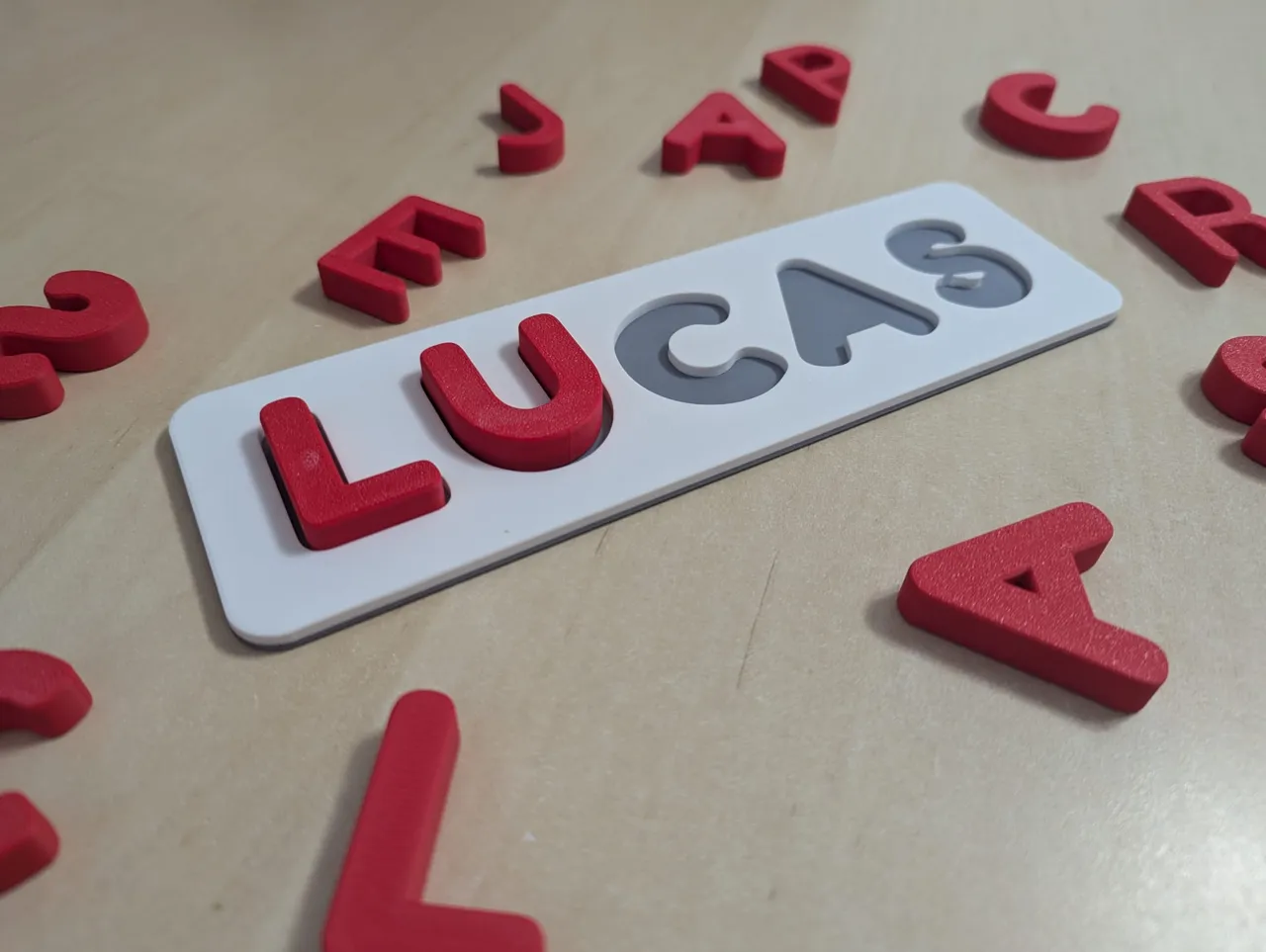 Customizable Letter Puzzle – Type Any Name! view 2