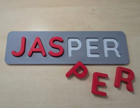 Customizable Letter Puzzle – Type Any Name! view 3