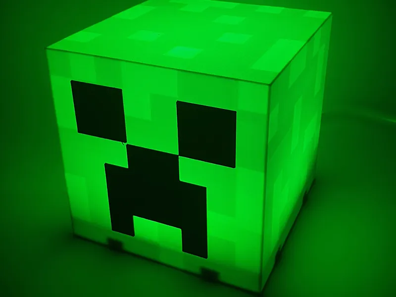 Minecraft Creeper 120mm-Lamp Kit 001 or RGBW KC007