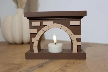 Figura decorativa: Cozy Christmas Fireplace – 1 Tea Light — vista de referencia 5