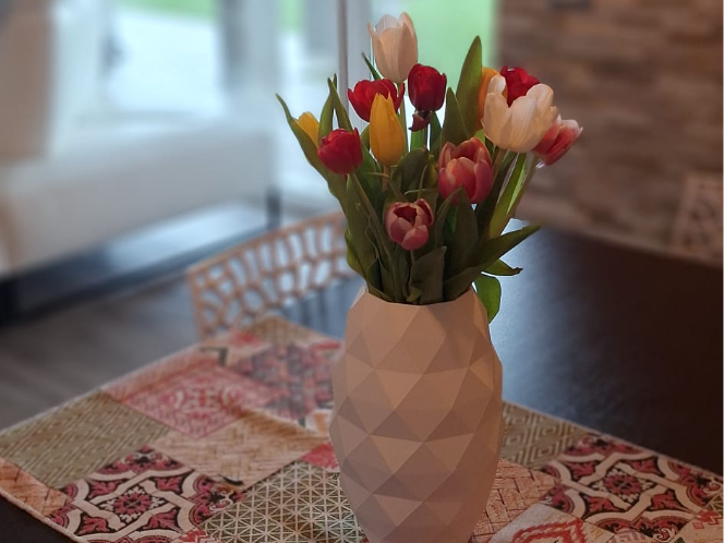 Vaso Geometrico Impermeabile/Modern Low Poly Vase 