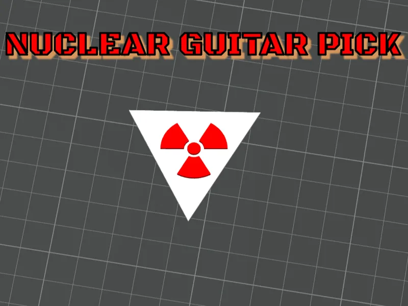 Nuclear guitar pick