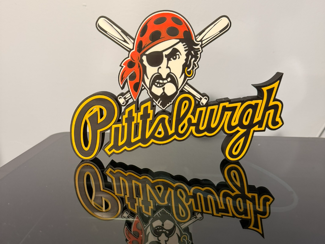 Pittsburgh Pirates Scripted logo decor - Fan Art