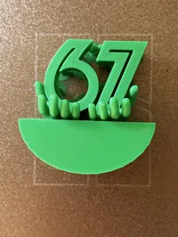Figurine brainrot mains oscillantes 67 — photo 3