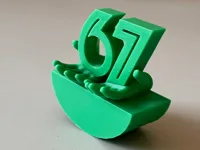Figurine brainrot mains oscillantes 67 — photo 1