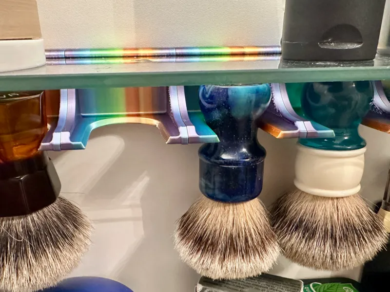 Modular Shaving Brush and Safety Razor Holder