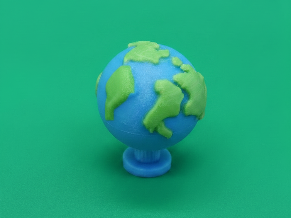 Planet earth croc charm