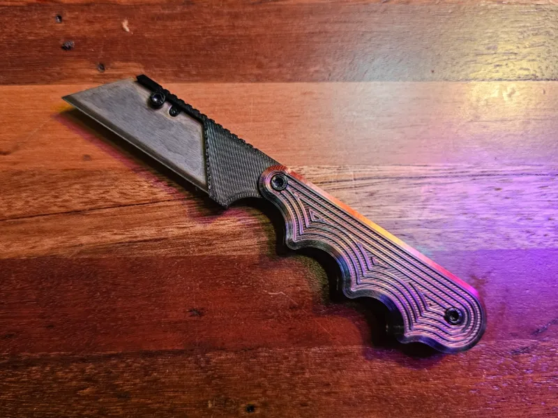 Utility Knife - Fixed Blade Tactical Grip