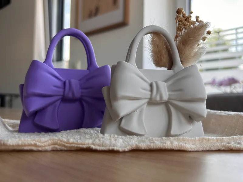Tasche Bag Schleife Dekoration Blumen Muttertag