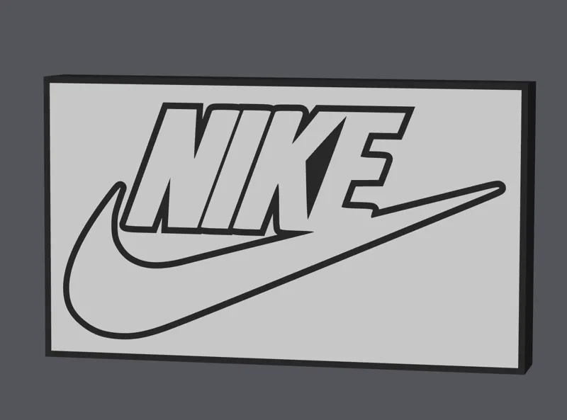 nike led light box