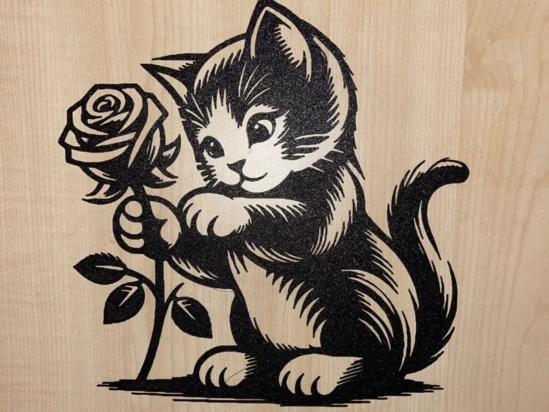 Wanddeko Katze