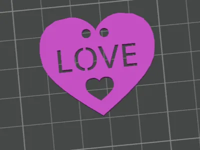 Love Heart Valentines Day gift