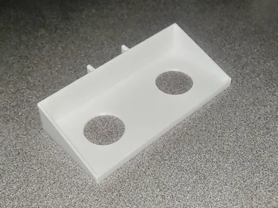 Skadis shelf for "Crystal Filament Sample Holder"