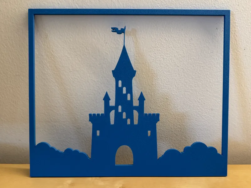Cadre Chateau pour enfants