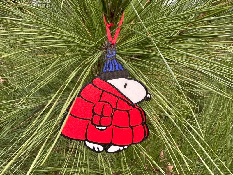 Puffy Snoopy Ornament - No AMS