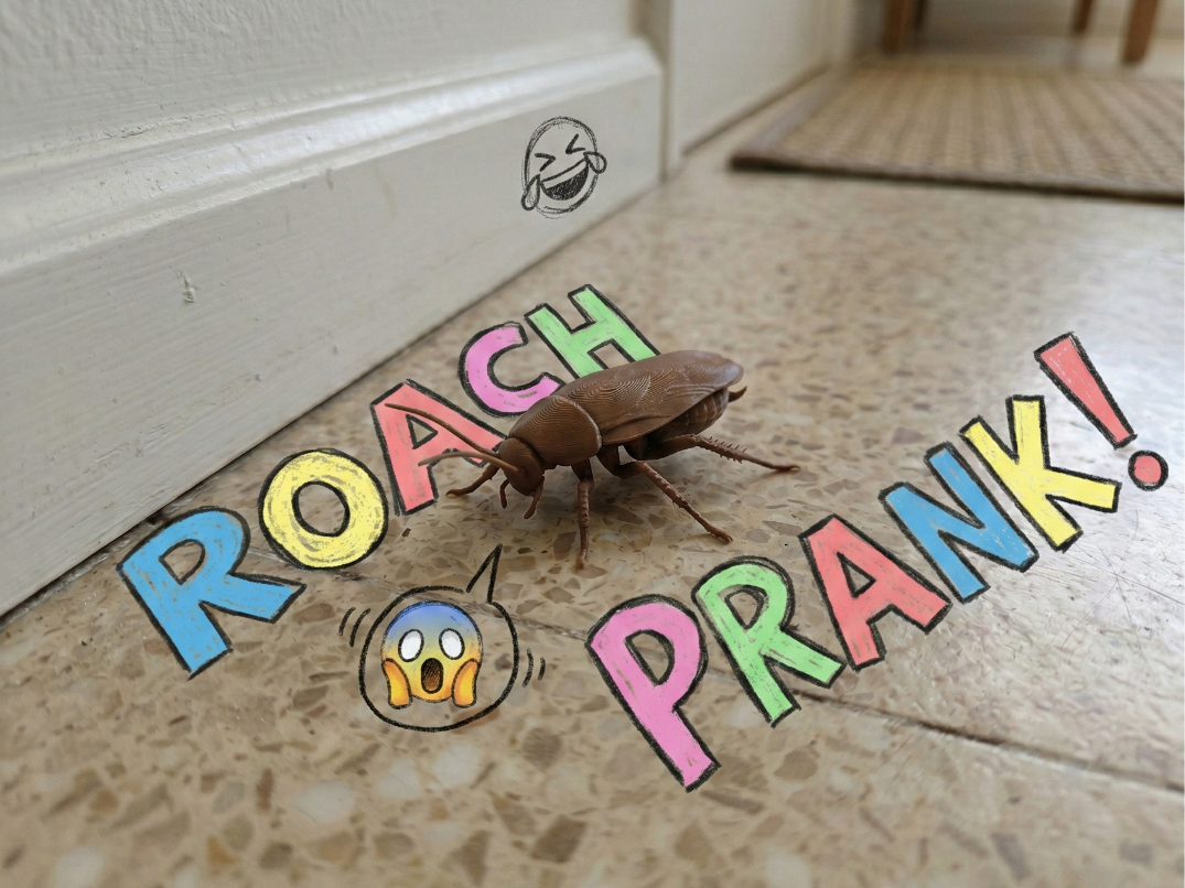 Realistic Roach Prank