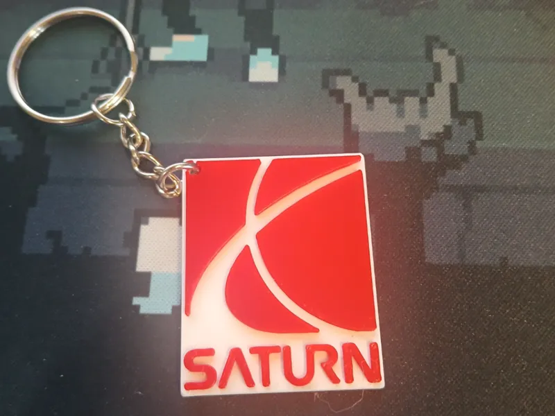 saturn key chain