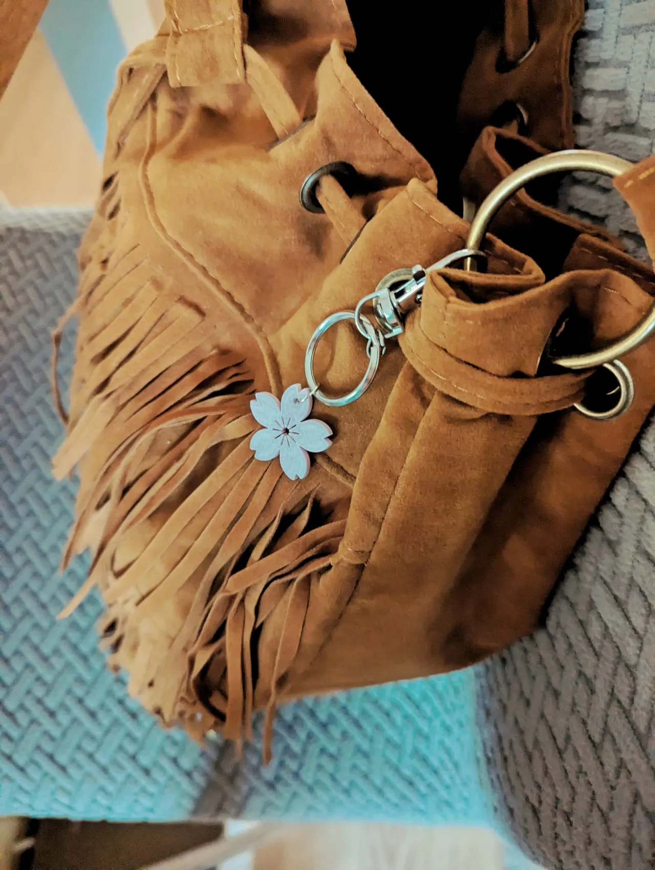 Sakura Cherry Blossom Earring/Keychain view 3