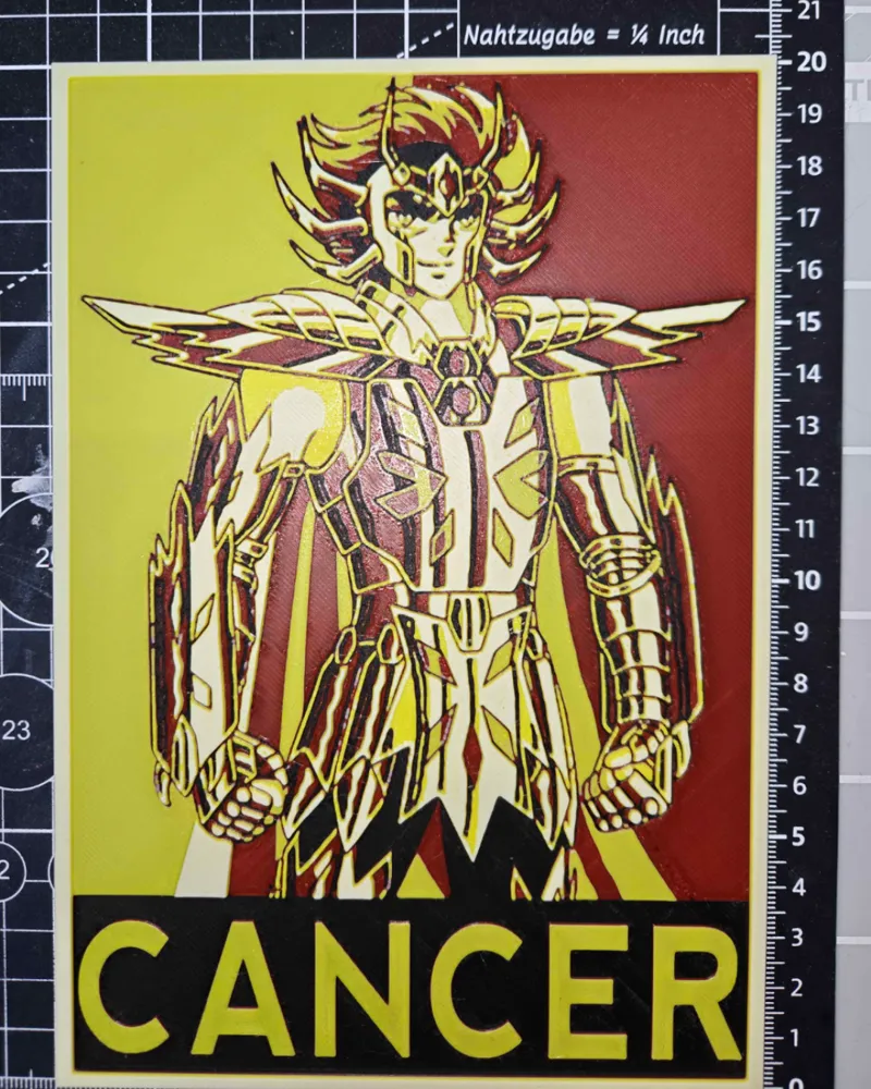 Hueforge Cancer Saint Seiya 5 Colors
