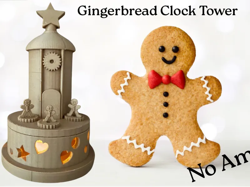 Gingerbread Clock Tower