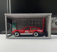 Underground garage diorama